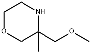 Morpholine, 3-(methoxymethyl)-3-methyl- Structure