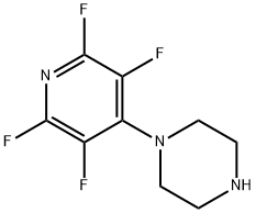 Piperazine, 1-(2,3,5,6-tetrafluoro-4-pyridinyl)- Structure