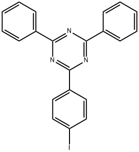 1,3,5-Triazine, 2-(4-iodophenyl)-4,6-diphenyl-,777883-39-3,结构式