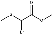 methyl 2-bromo-2-(methylsulfanyl)acetate 化学構造式