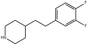 Piperidine, 4-[2-(3,4-difluorophenyl)ethyl]- Structure