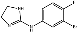 1H-Imidazol-2-amine, N-(3-bromo-4-fluorophenyl)-4,5-dihydro- Struktur