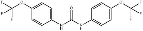 Urea, N,N'-bis[4-(trifluoromethoxy)phenyl]- Struktur