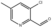 2-Pyridinecarboxaldehyde, 3-chloro-5-methyl- 结构式