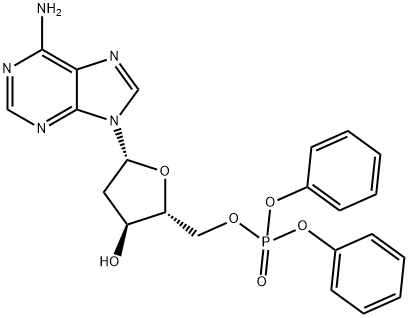 2'-Deoxyadenosine-5'-O-diphenyl phosphate,78098-54-1,结构式