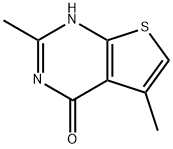 2,5-二甲基噻吩并[2,3-D]嘧啶-4(1H)-酮 结构式