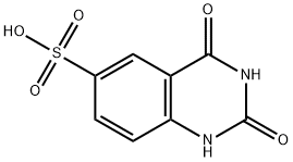 2,4-二氧-1,2,3,4-四氢喹唑啉-6-磺酸,78278-04-3,结构式