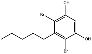 4,6-Dibromo Olivetol Structure