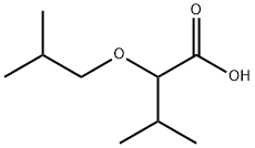 3-methyl-2-(2-methylpropoxy)butanoic acid Structure