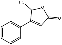 2(5H)-Furanone, 5-hydroxy-4-phenyl-,78920-11-3,结构式