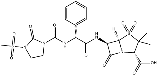 Mezlocillinsodium/sulbactamsodium impurity 化学構造式
