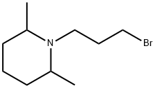 1-(3-溴丙基)-2,6-二甲基哌啶, 790163-98-3, 结构式