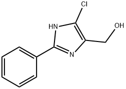 1H-Imidazole-4-methanol, 5-chloro-2-phenyl- 化学構造式