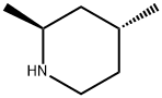 (2S,4R)-2,4-Dimethylpiperidine 化学構造式