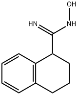 N''-hydroxy-1,2,3,4-tetrahydronaphthalene-1-carboximidamide Struktur