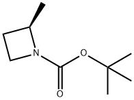 (R)-2-甲基氮杂环丁烷-1-羧酸叔丁酯,791614-70-5,结构式