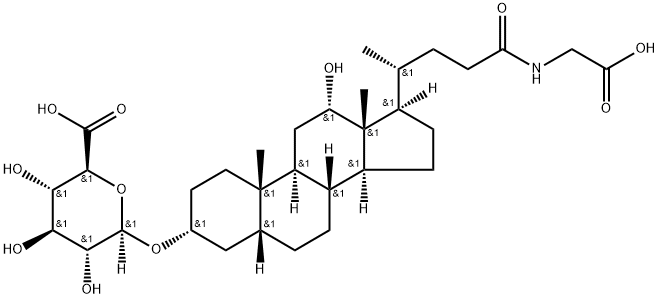 Glycodeoxycholic Acid 3-O-β-Glucuronide, 79252-51-0, 结构式