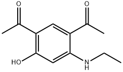 1,1′-[4-(Ethylamino)-6-hydroxy-1,3-phenylene]bis-ethanone Structure