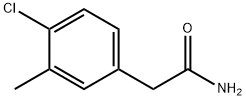 Benzeneacetamide, 4-chloro-3-methyl- Struktur