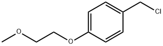 Benzene, 1-(chloromethyl)-4-(2-methoxyethoxy)- Structure