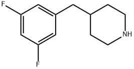 Piperidine, 4-[(3,5-difluorophenyl)methyl]- Structure