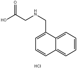 2-((萘-1-基甲基)氨基)乙酸盐酸, 79823-93-1, 结构式