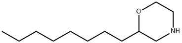 Morpholine, 2-octyl- Structure