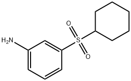 Benzenamine, 3-(cyclohexylsulfonyl)-, 80213-38-3, 结构式