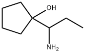 Cyclopentanol, 1-(1-aminopropyl)- Struktur