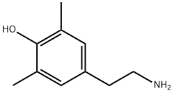 4-(2-氨基乙基)-2,6-二甲基苯酚 结构式