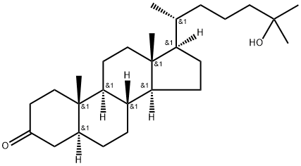 (5α)-25-Hydroxycholestan-3-one Struktur