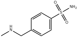 Benzenesulfonamide, 4-[(methylamino)methyl]- Structure