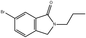 1H-Isoindol-1-one, 6-bromo-2,3-dihydro-2-propyl- Struktur