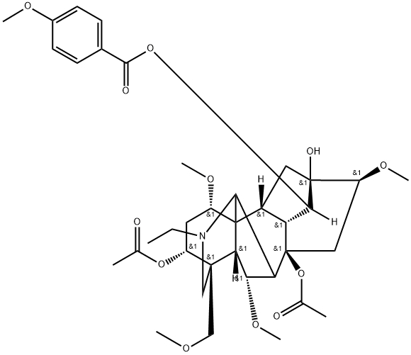 3-Acetylyunaconitine|3-乙酰滇乌碱