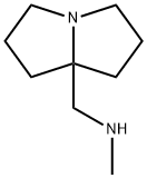1H-Pyrrolizine-7a(5H)-methanamine, tetrahydro-N-methyl- Structure