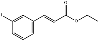 ethyl (E)-3-(3-iodophenyl)acrylate,81069-39-8,结构式