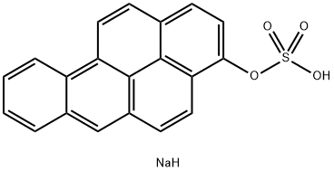 3-Hydroxy Benzopyrene 3-o-Sulfate Sodium Salt 结构式