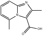 2,5-二甲基咪唑并[1,2-A]吡啶-3-羧酸, 81438-50-8, 结构式