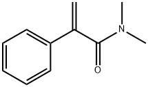 N,N-dimethyl-2-phenylacrylamide Structure