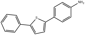 2-p-aminophenyl-5-phenylthiophene, 82367-01-9, 结构式