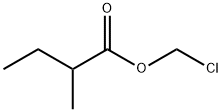 Butanoic acid, 2-methyl-, chloromethyl ester 化学構造式