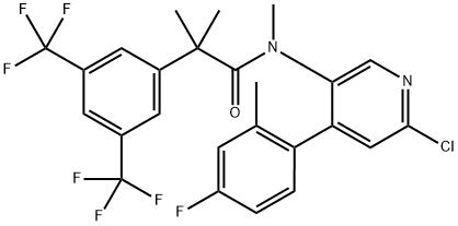 825643-73-0 N-[6-Chloro-4-(4-fluoro-2-methylp henyl)-3-pyridinyl]-N,a,a-trimethy