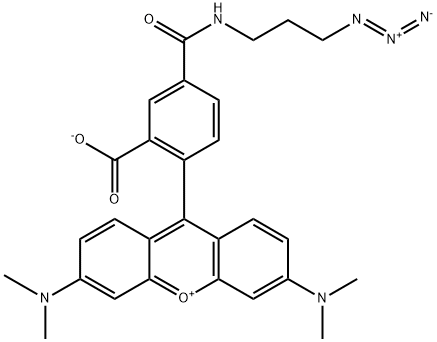 TAMRA azide, 5- isomer Struktur