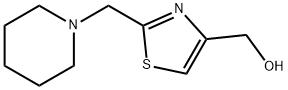 4-Thiazolemethanol, 2-(1-piperidinylmethyl)- Struktur