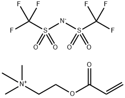 (2-Acryloyloxyethyl)trimethylammonium 
Bis(trifluoromethanesulfonyl)imide Structure