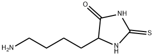 4-Imidazolidinone, 5-(4-aminobutyl)-2-thioxo- Struktur