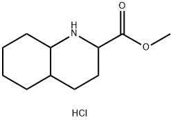 十氢喹啉-2-甲酸甲酯盐酸盐, 83240-98-6, 结构式