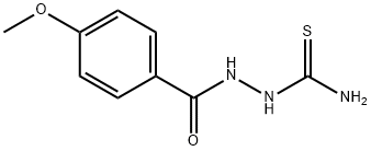 2-(4-甲氧基苯甲酰基)肼-1-碳硫酰胺, 833-84-1, 结构式