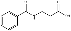 3-苯甲酰胺基丁酸, 83509-86-8, 结构式