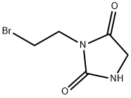 2,4-Imidazolidinedione, 3-(2-bromoethyl)- Structure